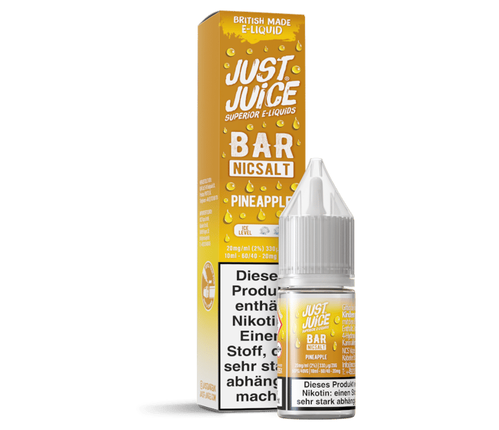Just Juice - Bar - Pineapple - Nikotinsalz Liquid 20 mg/ml