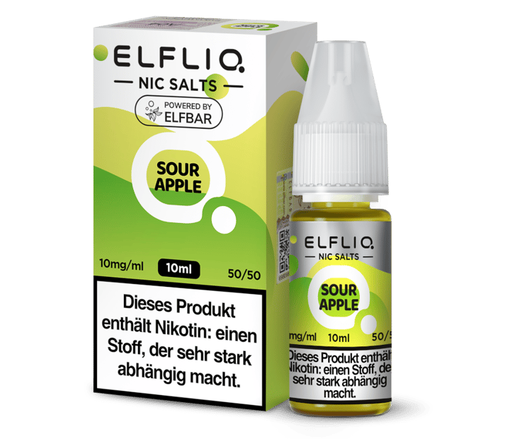 ELFLIQ - Sour Apple - Nikotinsalz Liquid 10 mg/ml