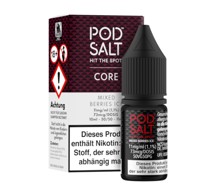 Pod Salt Core - Mixed Berries Ice - Nikotinsalz Liquid 11 mg/ml