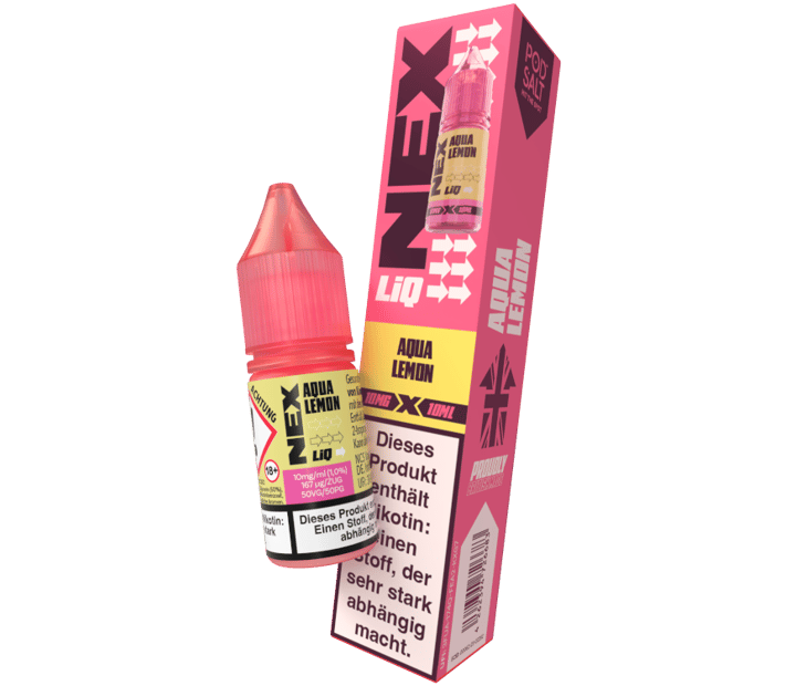 Pod Salt - NexLiq - Aqua Lemon - Nikotinsalz Liquid 10 mg/ml