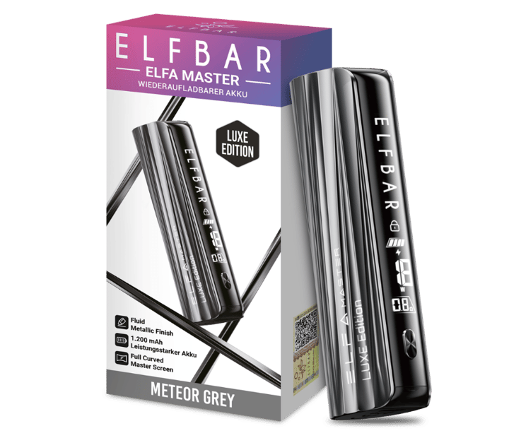 Elfbar - Elfa Master Luxe Edition Akku 1200 mAh Meteor Grey