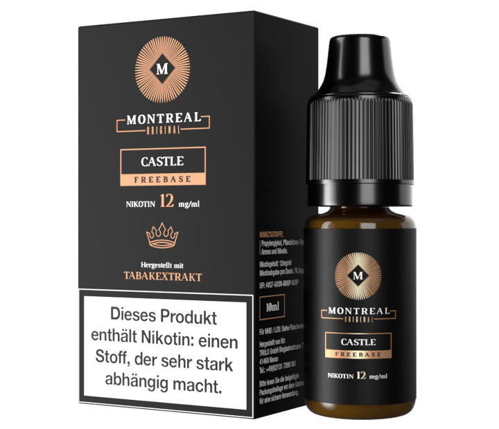 Montreal Original - Castle E-Zigaretten Liquid 12 mg/ml