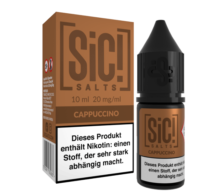 SiC! Salts - Cappuccino - Nikotinsalz Liquid 20 mg/ml