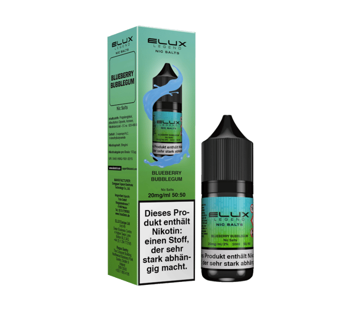 Elux - Blueberry Bubblegum - Nikotinsalz Liquid 10 mg/ml