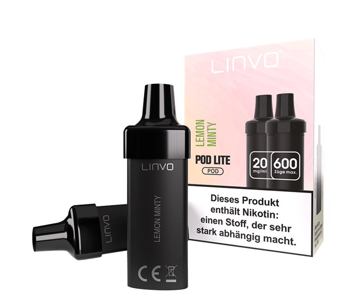 Linvo - Pod Lite Cartridge Lemon Minty 20 mg/ml (2 Stück pro Packung)