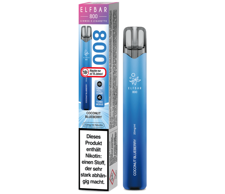 Elfbar 800 Einweg E-Zigarette - Coconut Blueberry 20 mg/ml