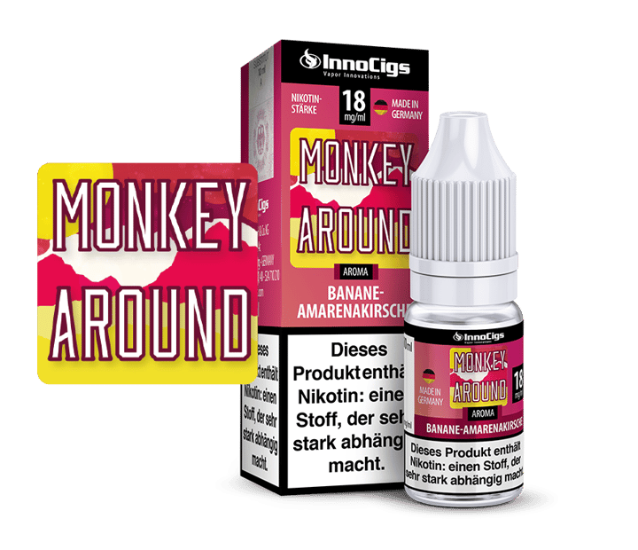 InnoCigs - Monkey Around Banane-Amarenakirsche Aroma 6 mg/ml