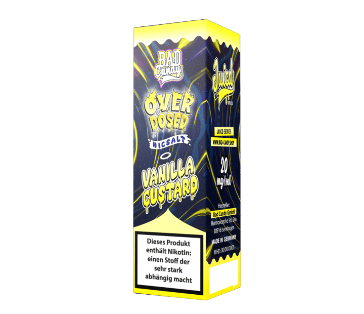 Bad Candy Liquids - Juicd - Overdosed Vanilla Custard - Nikotinsalz Liquid 20 mg/ml