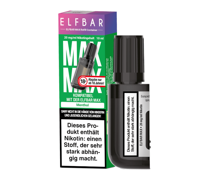 Elfbar - Max Refill Container - Menthol 20 mg/ml