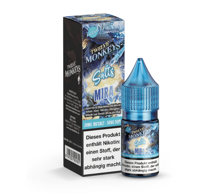 Twelve Monkeys - Iced - Mira - Nikotinsalz Liquid 20 mg/ml