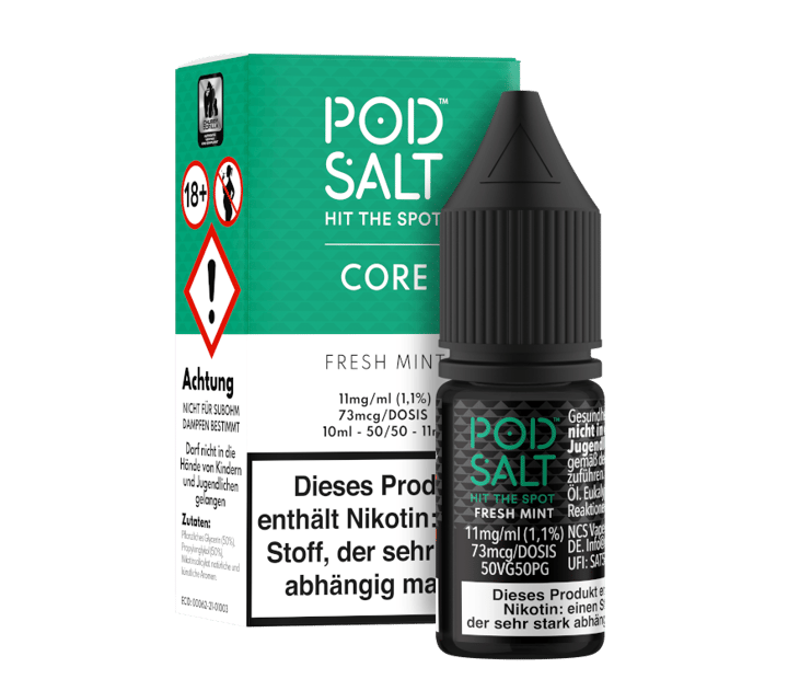 Pod Salt Core - Fresh Mint - Nikotinsalz Liquid 11 mg/ml
