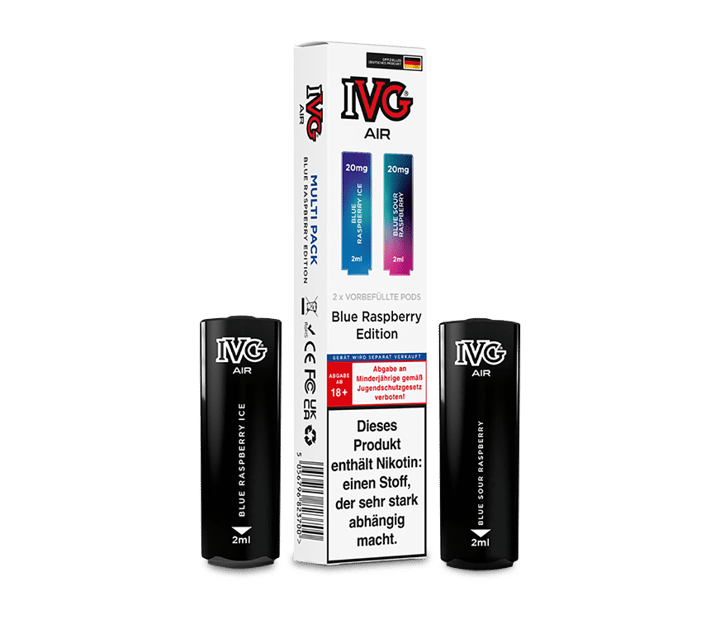 IVG - AIR Pod Blue Raspberry Edition 20 mg/ml (2 Stück pro Packung)