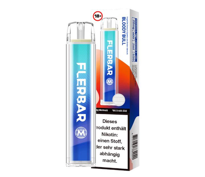 Flerbar - M Einweg E-Zigarette - Bloody Bull 20 mg/ml