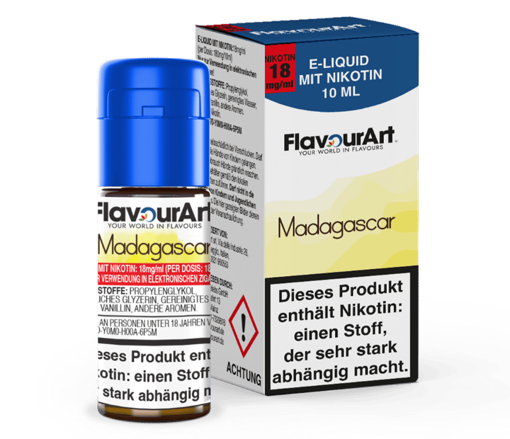 FlavourArt - Madagascar E-Zigaretten Liquid 18 mg/ml