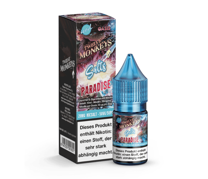Twelve Monkeys - Iced - Paradise - Nikotinsalz Liquid 20 mg/ml