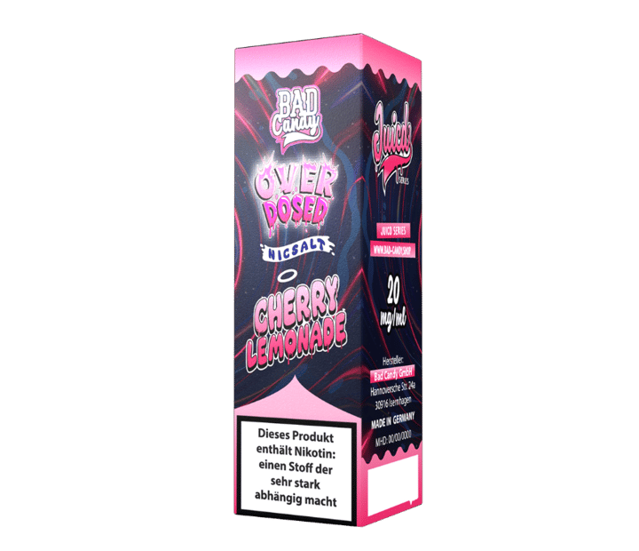 Bad Candy Liquids - Juicd - Overdosed Cherry Lemonade - Nikotinsalz Liquid 20 mg/ml