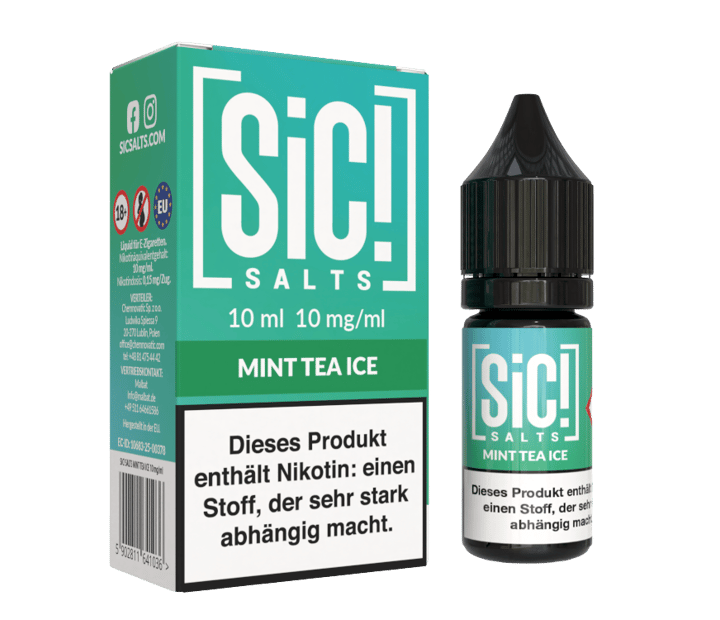 SiC! Salts - Mint Tea Ice - Nikotinsalz Liquid 10 mg/ml