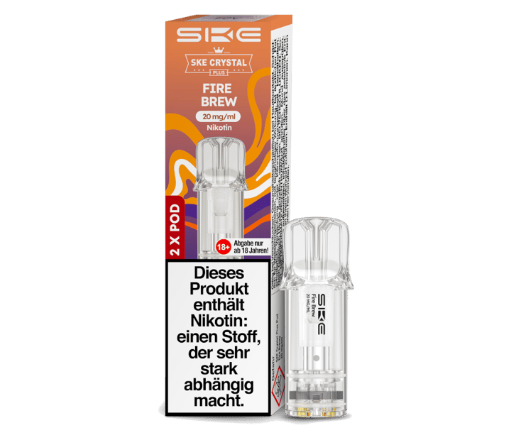 SKE - Crystal Plus Pod Fire Brew 20 mg/ml (2 Stück pro Packung)