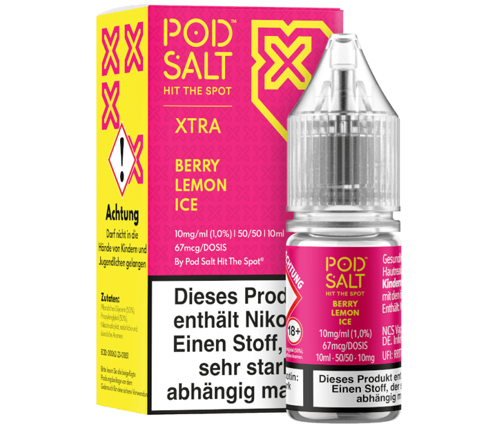 Pod Salt X - Berry Lemon Ice - Nikotinsalz Liquid 10 mg/ml