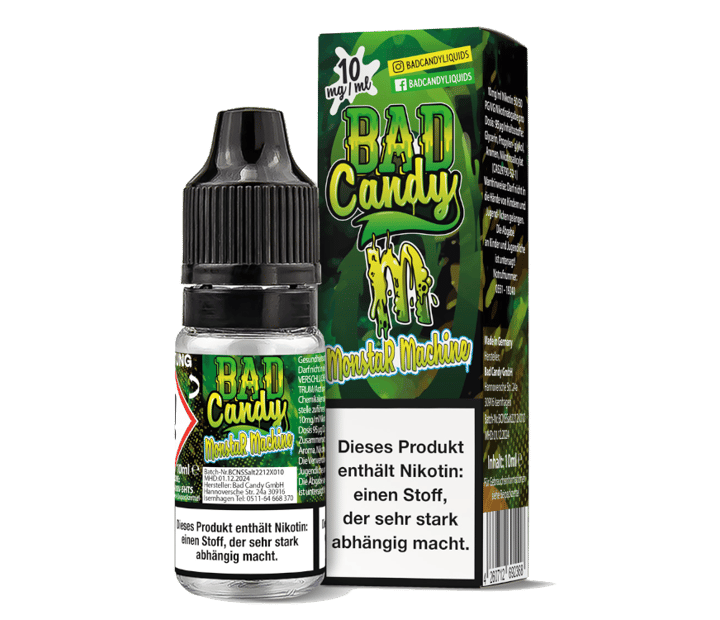 Bad Candy Liquids - Monstar Machine - Nikotinsalz Liquid 10 mg/ml