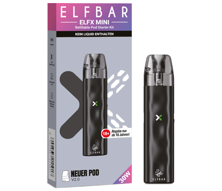 Elfbar - Elfx Mini E-Zigaretten Set Black