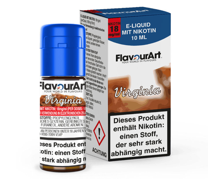 FlavourArt - Virginia E-Zigaretten Liquid 18 mg/ml