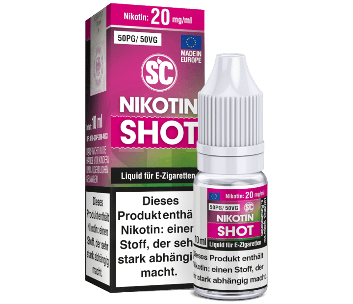 SC - 10 ml Nikotin Shot 50PG/50VG 20 mg/ml
