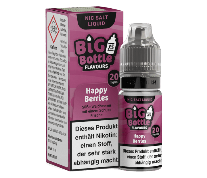 Big Bottle - Happy Berries - Nikotinsalz Liquid 20 mg/ml