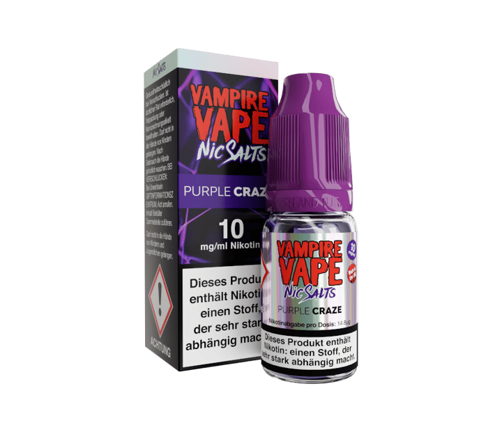 Vampire Vape - Purple Craze - Nikotinsalz Liquid 10 mg/ml