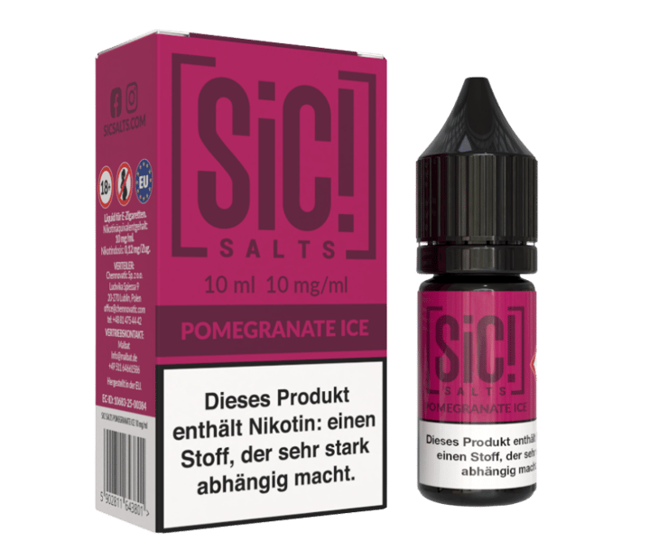 SiC! Salts - Pomegranate Ice - Nikotinsalz Liquid 10 mg/ml