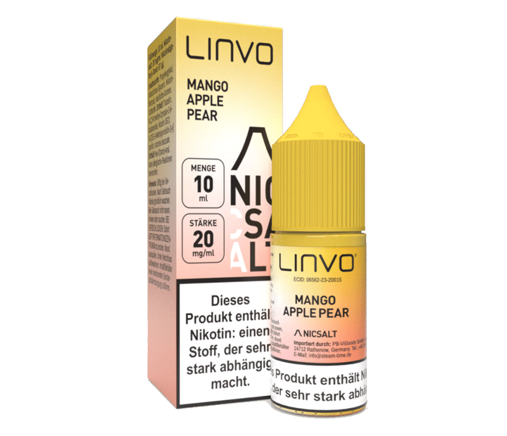 Linvo - Mango Apple Pear - Nikotinsalz Liquid 20 mg/ml