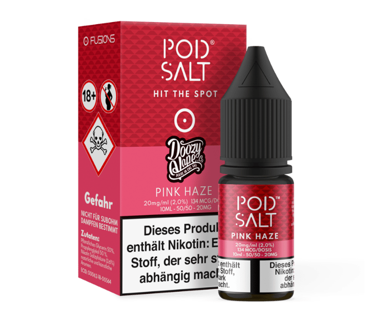 Pod Salt Fusion - Pink Haze - Nikotinsalz Liquid 20 mg/ml