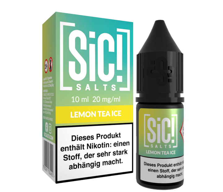 SiC! Salts - Lemon Tea Ice - Nikotinsalz Liquid 20 mg/ml
