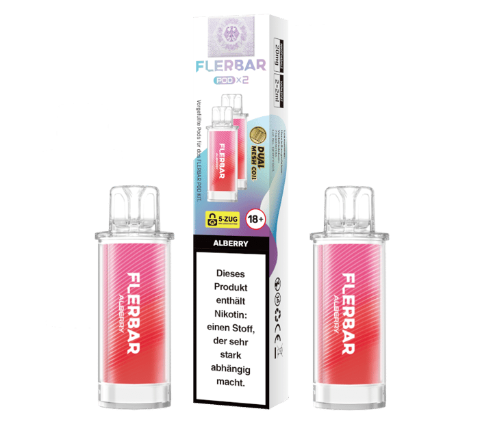 Flerbar - POD Alberry 20 mg/ml (2 Stück pro Packung)