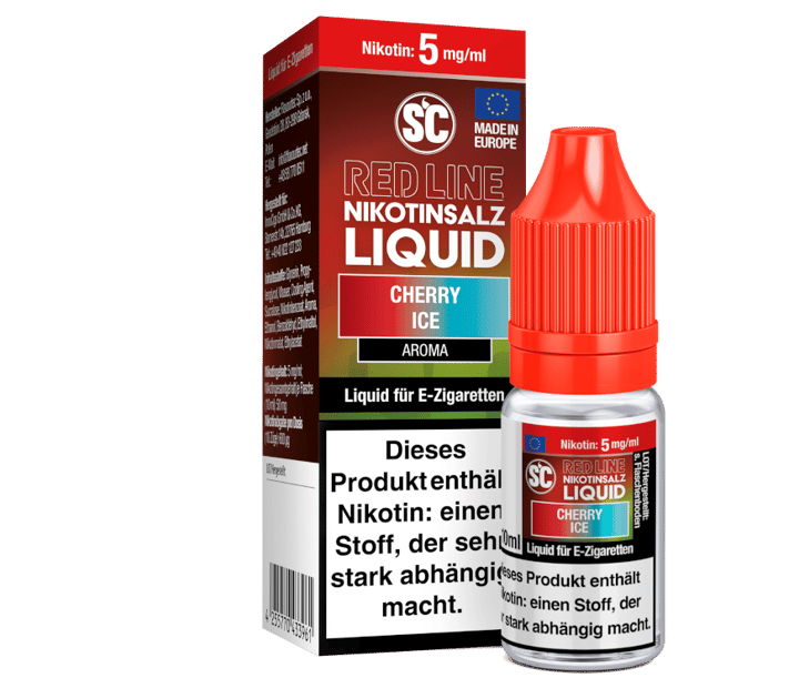 SC - Red Line - Cherry Ice - Nikotinsalz Liquid 5 mg/ml