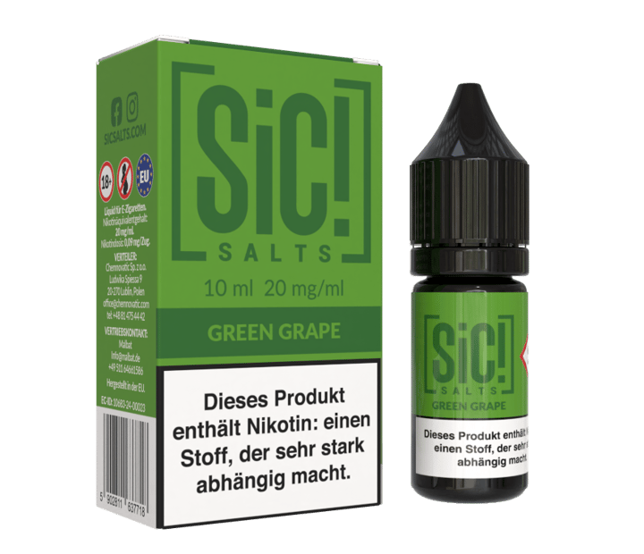 SiC! Salts - Green Grape - Nikotinsalz Liquid 20 mg/ml