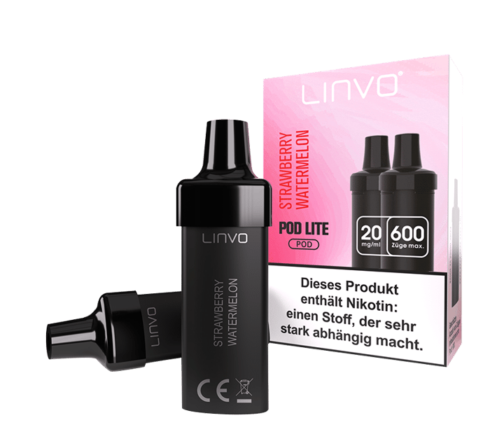 Linvo - Pod Lite Cartridge Strawberry Watermelon 20 mg/ml (2 Stück pro Packung)