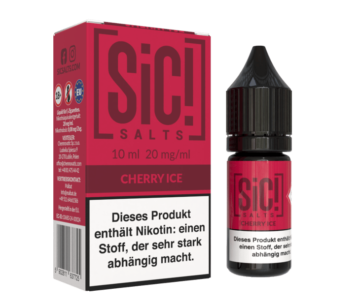 SiC! Salts - Cherry Ice - Nikotinsalz Liquid 20 mg/ml