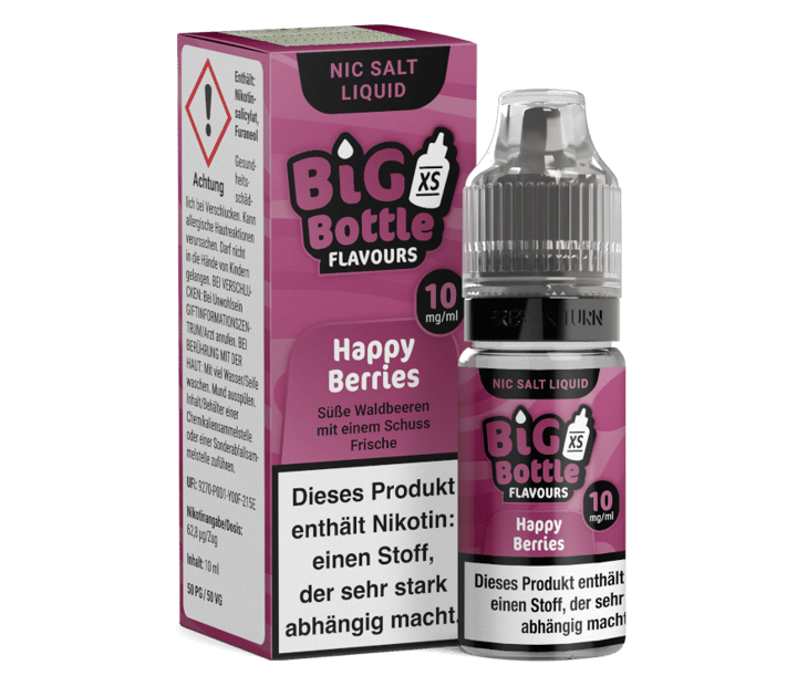 Big Bottle - Happy Berries - Nikotinsalz Liquid 10 mg/ml