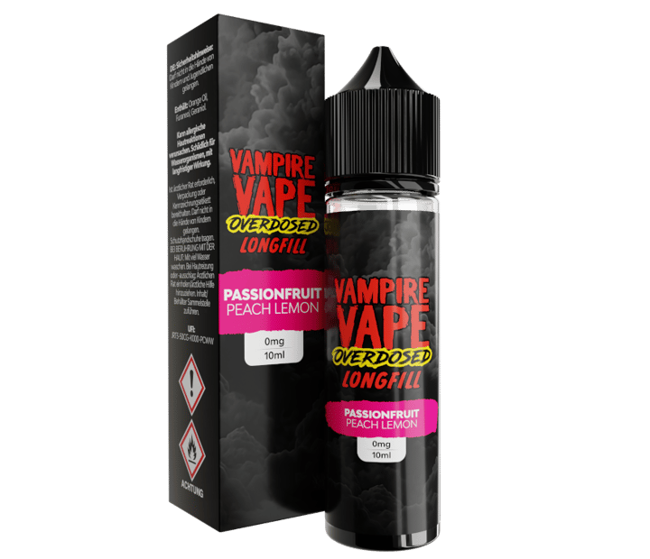 Vampire Vape - Overdosed - Aroma Passionfruit Peach Lemon 10 ml