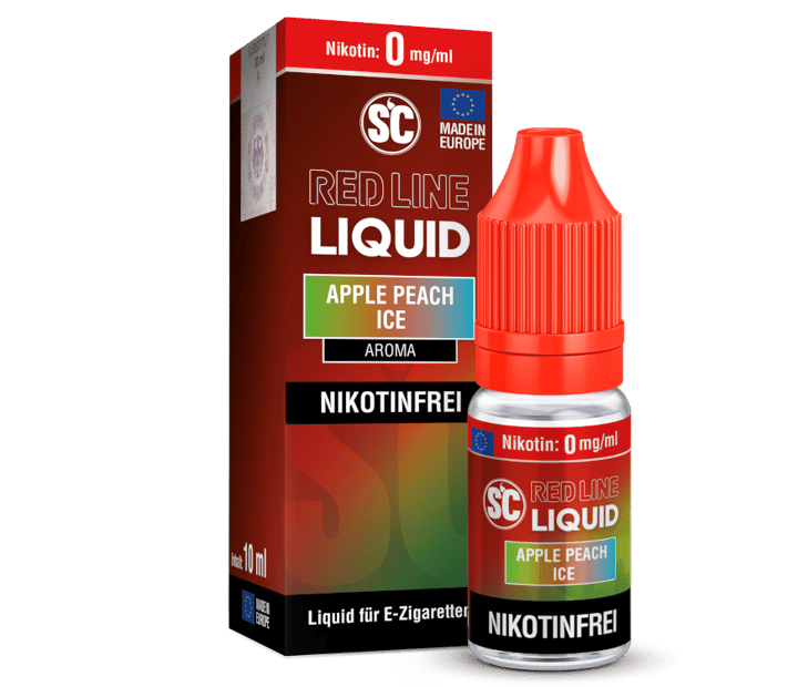 SC - Red Line - Apple Peach Ice - Nikotinsalz Liquid 0 mg/ml