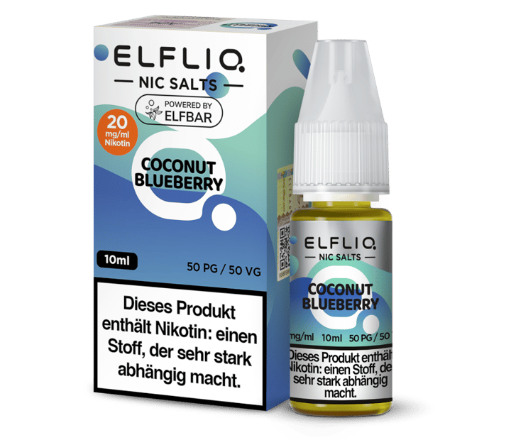 ELFLIQ - Coconut Blueberry - Nikotinsalz Liquid 20 mg/ml
