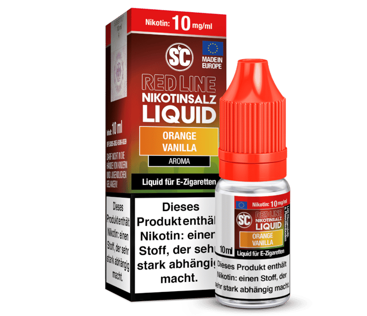SC - Red Line - Orange Vanilla - Nikotinsalz Liquid 10 mg/ml