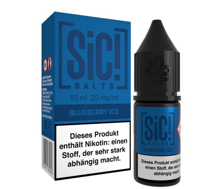 SiC! Salts - Blueberry Ice - Nikotinsalz Liquid 20 mg/ml