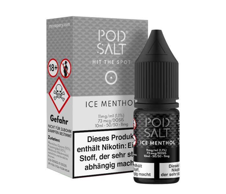 Pod Salt - Ice Menthol - Nikotinsalz Liquid 11 mg/ml