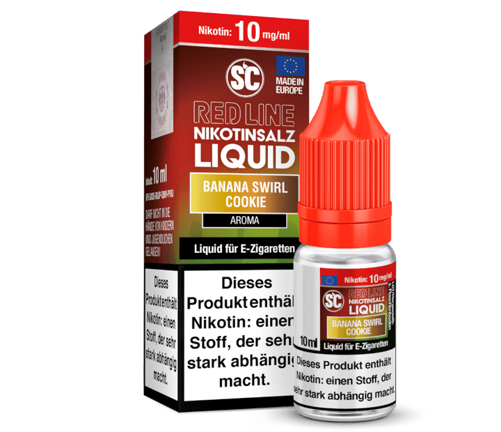 SC - Red Line - Banana Swirl Cookie - Nikotinsalz Liquid 10 mg/ml