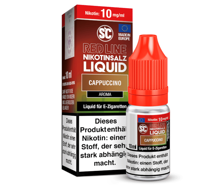 SC - Red Line - Cappuccino - Nikotinsalz Liquid 10 mg/ml