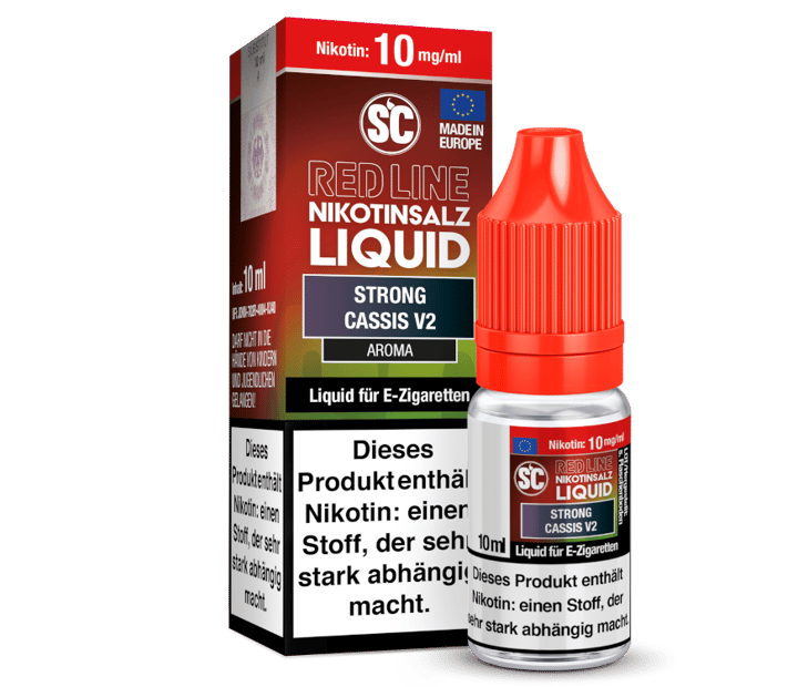 SC - Red Line - Strong Cassis V2 - Nikotinsalz Liquid 10 mg/ml