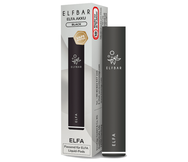 Elfbar - Elfa Akku 500 mAh Black