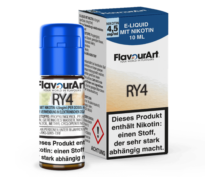 FlavourArt - RY4 E-Zigaretten Liquid 4,5 mg/ml